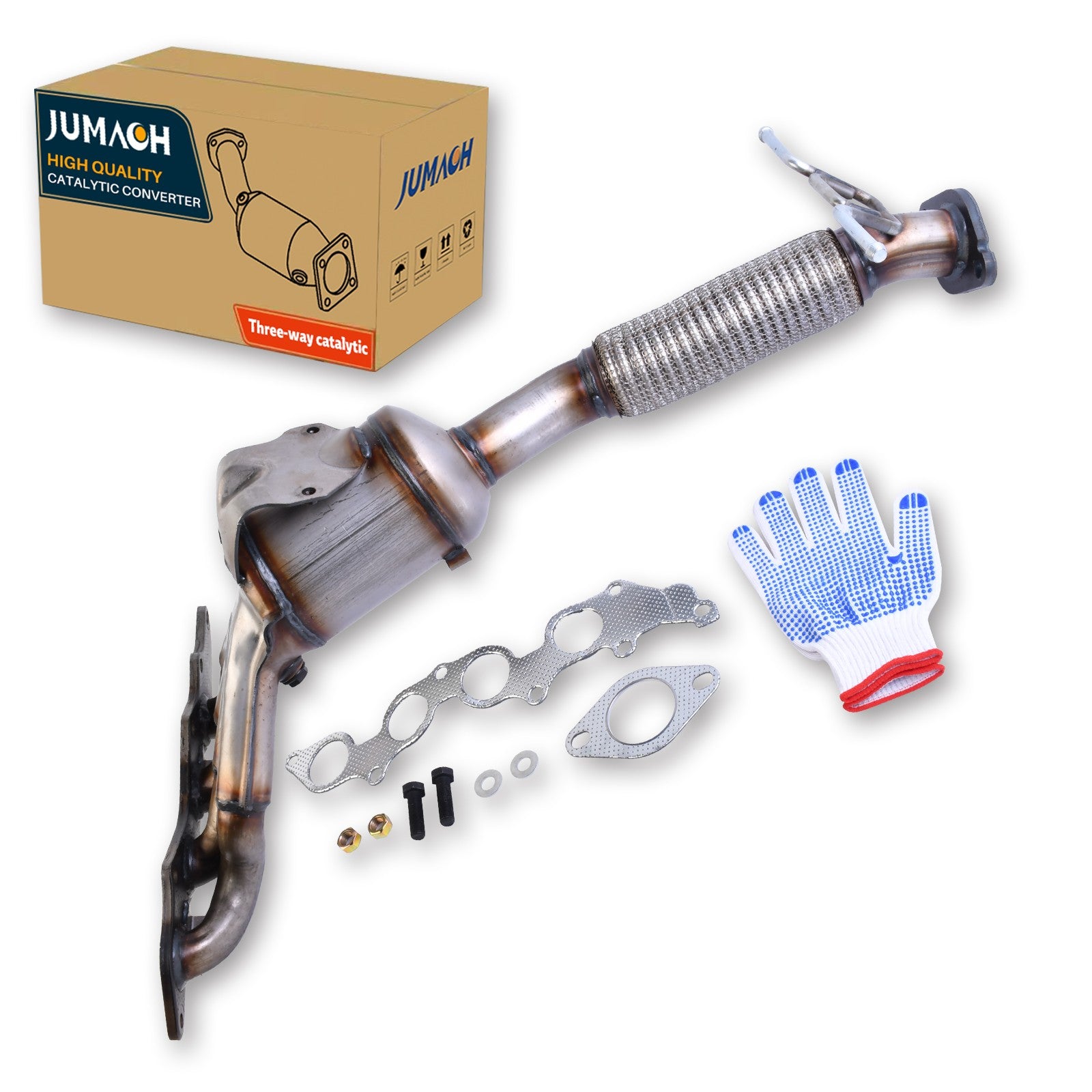 Catalytic Converter Cat For Ford II Focus C-Max Galaxy Mondeo S-Max Volvo C30 S40 II V50