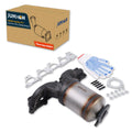 Manifold catalytic converter cat with mounting parts suitable for Opel Astra Meriva Vectra