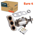 Euro 4 Catalytic Converter with Gasket Set for Citroen C1 (PM, PN_) 1.0 107 (PM, PN) 1.0