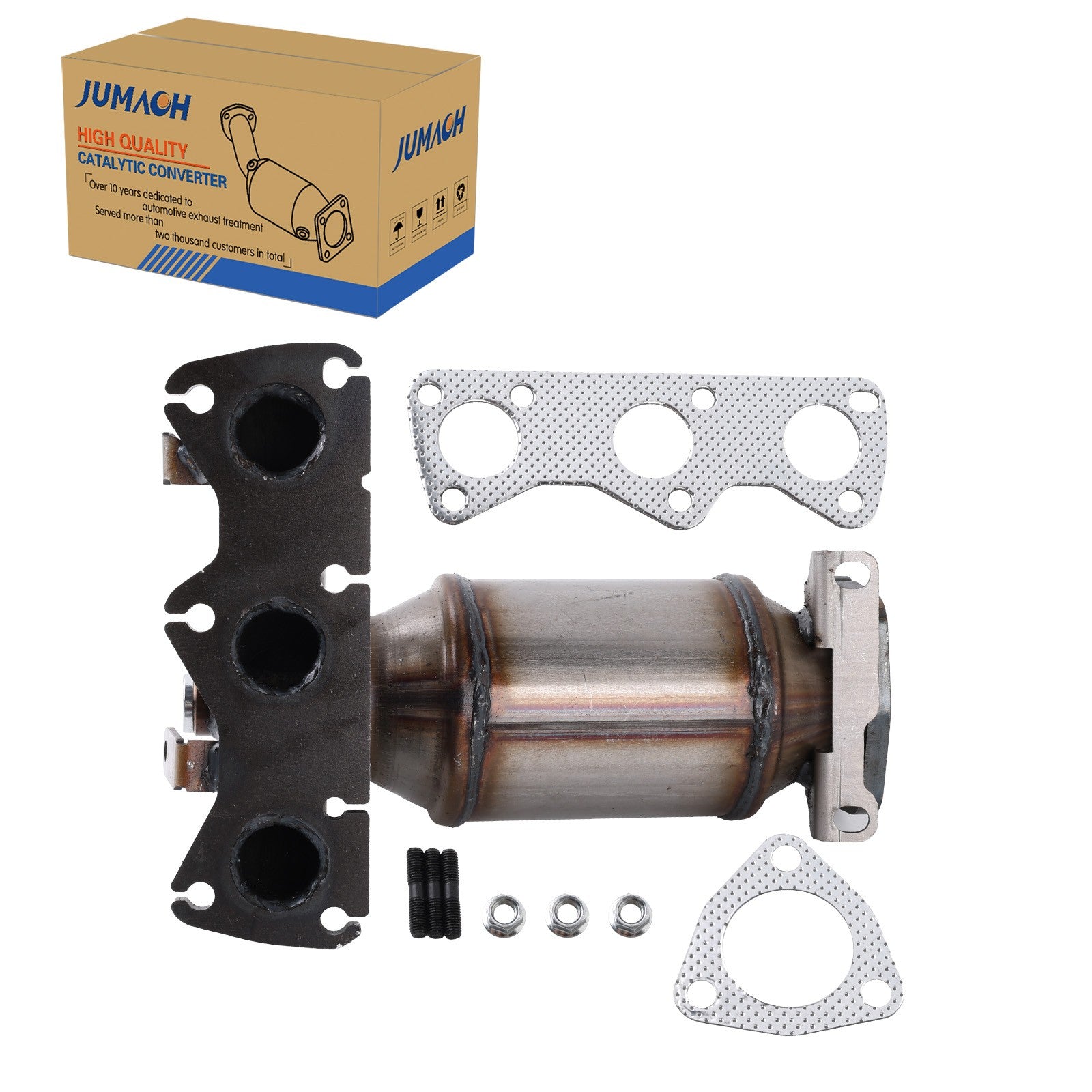 Catalytic converter cat manifold catalytic converter for VW Polo 9N 1.2 BME / AZQ year 2004-2009
