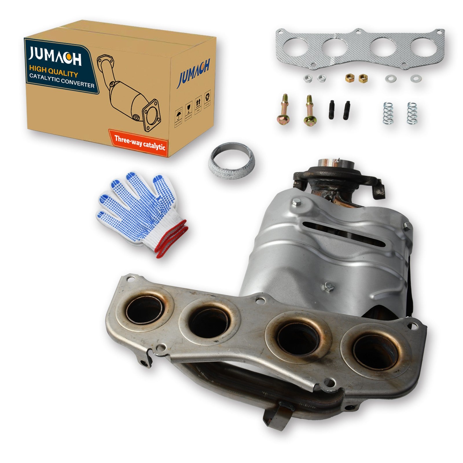 Katalysator Krümmer Kat für Toyota Avensis T22 T25 2.0 RAV4 150 PS 2505128040
